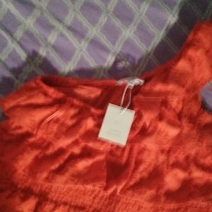 New w/tags Orange XXL off shoulder summer dress